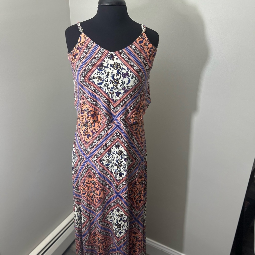 Chelsea & Theodore Multicolor Maxi Dress